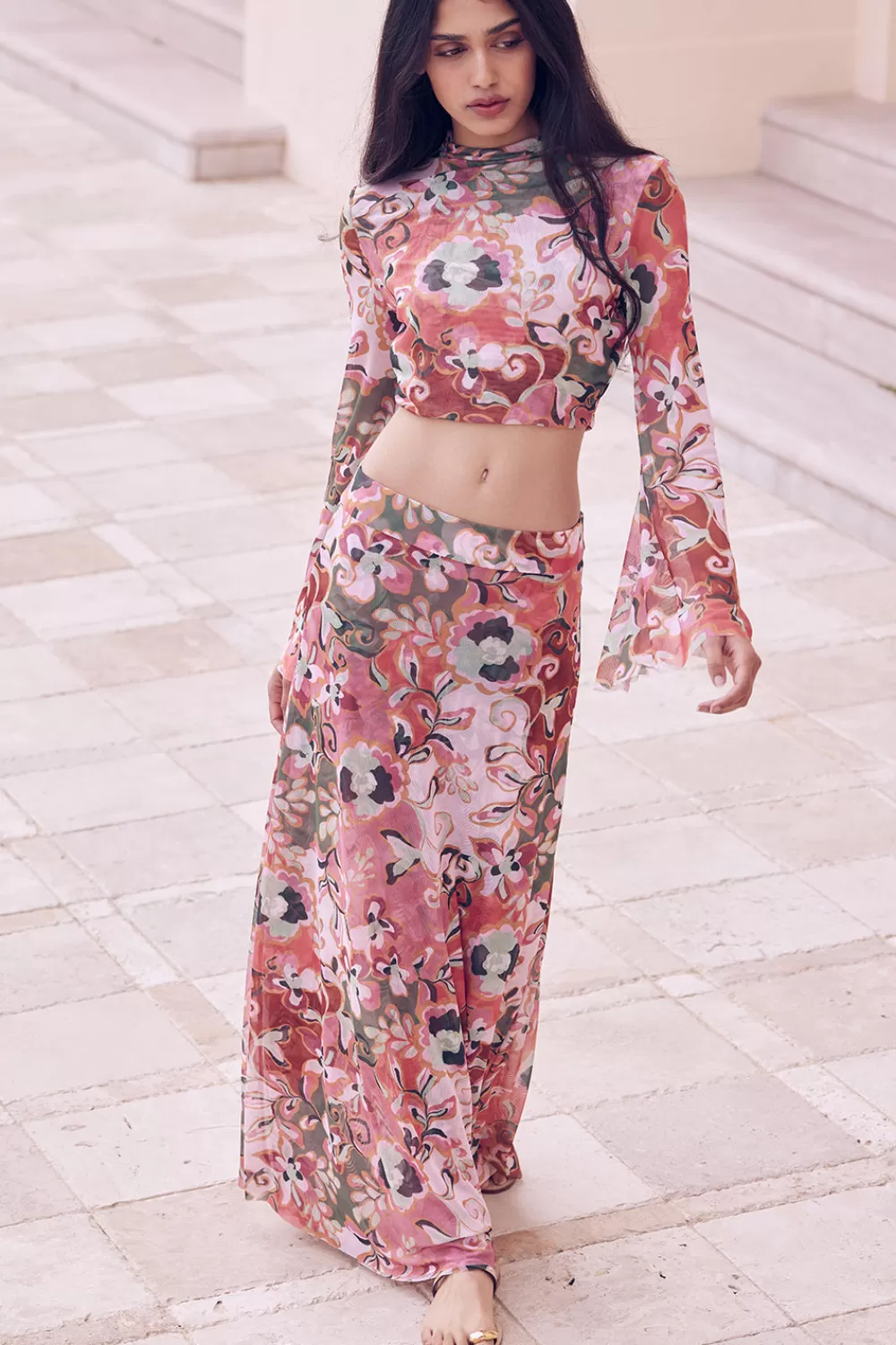 MISA Los Angeles EKAT SKIRT* Matching Sets | Jersey & Mesh