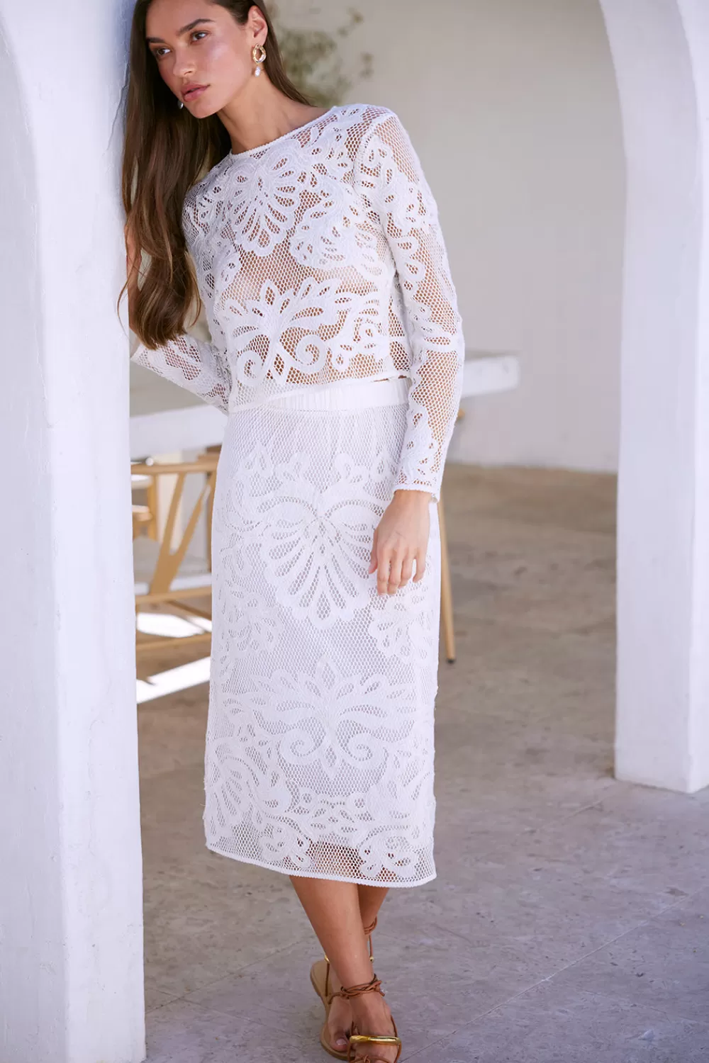 MISA Los Angeles KORD SKIRT* Matching Sets | Jersey & Mesh