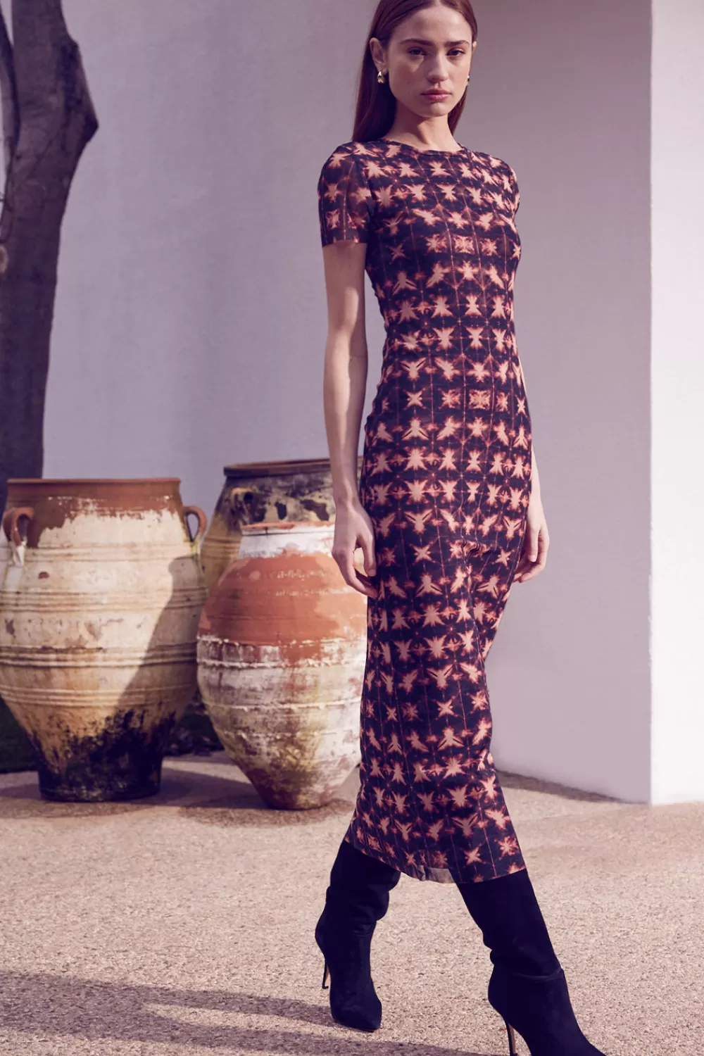 MISA Los Angeles VANESSA DRESS* Jersey & Mesh | Dresses
